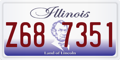 IL license plate Z687351