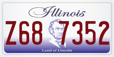 IL license plate Z687352