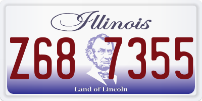 IL license plate Z687355