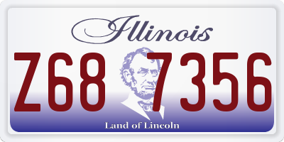 IL license plate Z687356