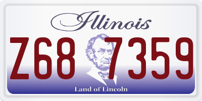 IL license plate Z687359