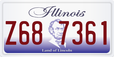 IL license plate Z687361