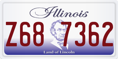 IL license plate Z687362