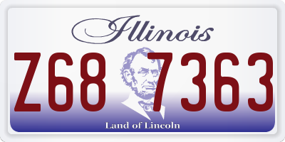 IL license plate Z687363