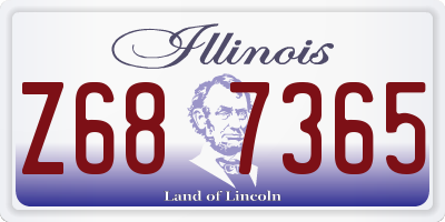 IL license plate Z687365
