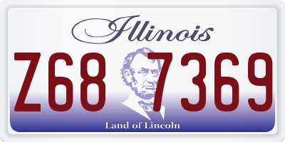 IL license plate Z687369