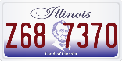 IL license plate Z687370