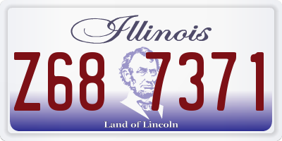 IL license plate Z687371
