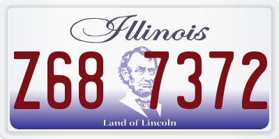 IL license plate Z687372