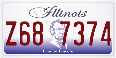 IL license plate Z687374