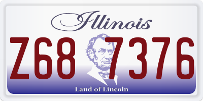 IL license plate Z687376