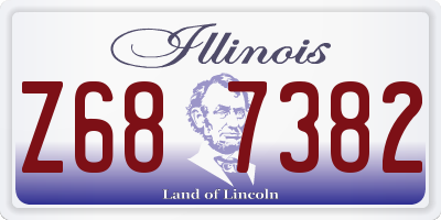 IL license plate Z687382