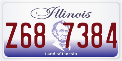 IL license plate Z687384