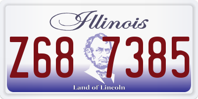 IL license plate Z687385