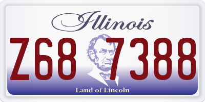 IL license plate Z687388