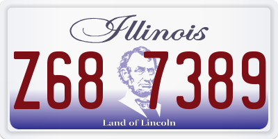 IL license plate Z687389