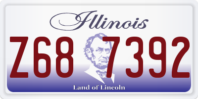 IL license plate Z687392