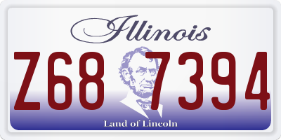 IL license plate Z687394