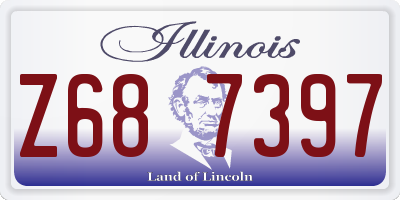IL license plate Z687397