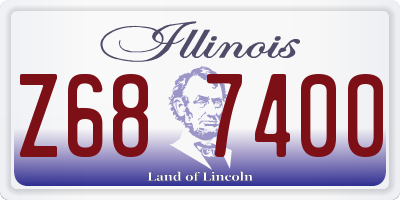 IL license plate Z687400