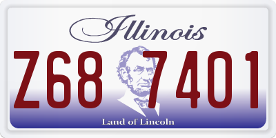IL license plate Z687401