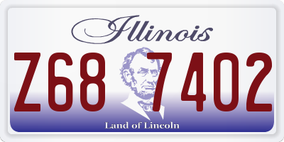 IL license plate Z687402