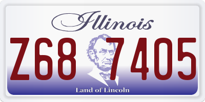 IL license plate Z687405