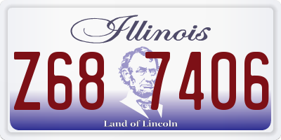 IL license plate Z687406