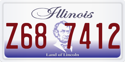 IL license plate Z687412