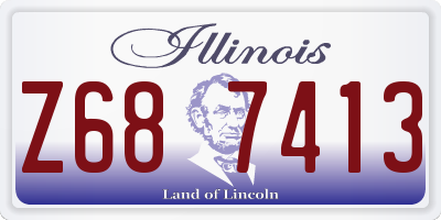 IL license plate Z687413