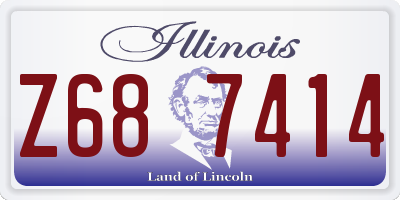 IL license plate Z687414