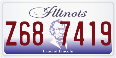IL license plate Z687419
