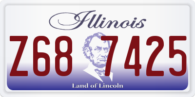 IL license plate Z687425
