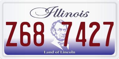 IL license plate Z687427