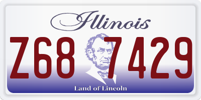 IL license plate Z687429
