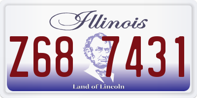 IL license plate Z687431