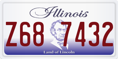 IL license plate Z687432