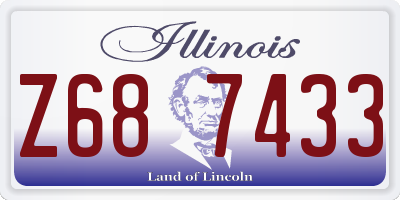 IL license plate Z687433