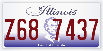 IL license plate Z687437