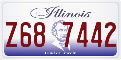 IL license plate Z687442