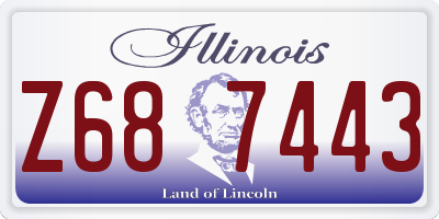 IL license plate Z687443