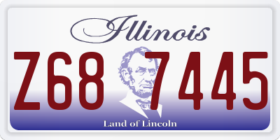 IL license plate Z687445