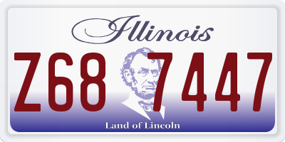 IL license plate Z687447