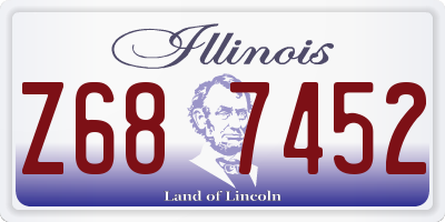 IL license plate Z687452