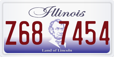 IL license plate Z687454