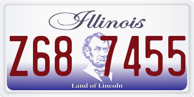IL license plate Z687455