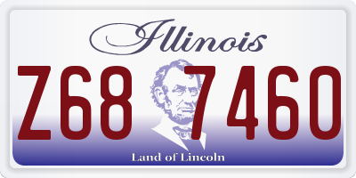 IL license plate Z687460