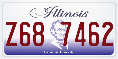 IL license plate Z687462