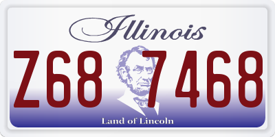IL license plate Z687468
