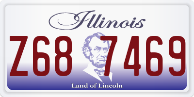 IL license plate Z687469